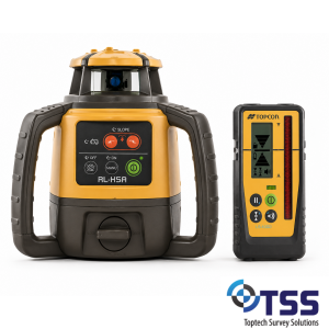 Topcon Laser Level RL-H5A with LS-100D Digital mm Receiver